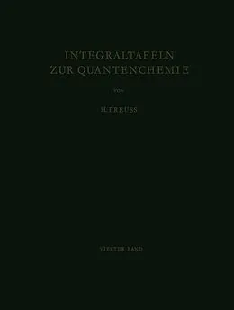 E-Book (pdf) Integraltafeln zur Quantenchemie von H. W. Preuss