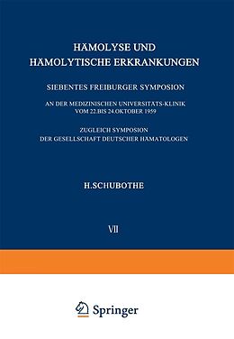 E-Book (pdf) Hämolyse und Hämolytische Erkrankungen von 