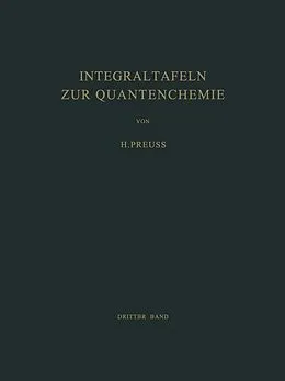 E-Book (pdf) Integraltafeln zur Quantenchemie von H. W. Preuss