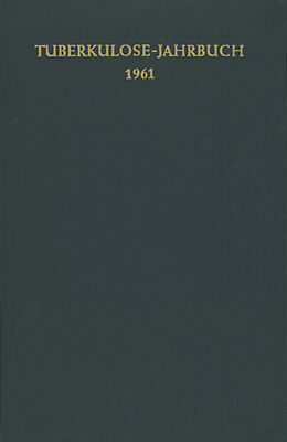 Kartonierter Einband Tuberkulose-Jahrbuch 1961 von 