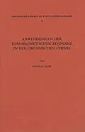E-Book (pdf) Anwendungen der Kernmagnetischen Resonanz in der Organischen Chemie von Harald Suhr
