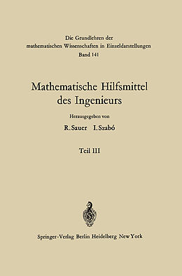 Kartonierter Einband Mathematische Hilfsmittel des Ingenieurs von Tatomir P. Angelitch, G. Aumann, Friedrich Wilhelm Bauer