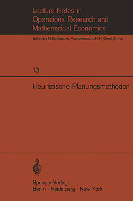 E-Book (pdf) Heuristische Planungsmethoden von 