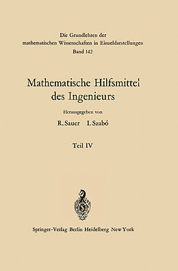 Kartonierter Einband Mathematische Hilfsmittel des Ingenieurs von Wolfgang Hahn, V. Mammitzsch, D. Morgenstern