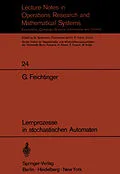 E-Book (pdf) Lernprozesse in stochastischen Automaten von Gustav Feichtinger