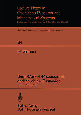 E-Book (pdf) Semi-Markoff-Prozesse mit endlich vielen Zuständen von Horand Störmer