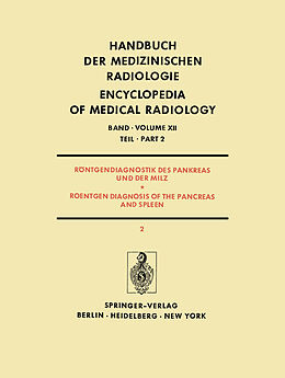 Kartonierter Einband Röntgendiagnostik des Pankreas und der Milz / Roentgen Diagnosis of the Pancreas and Spleen von Josef Rösch