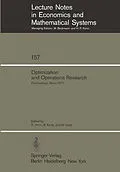E-Book (pdf) Optimization and Operations Research von 