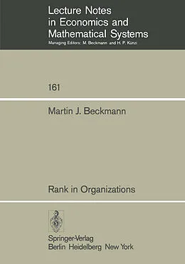 E-Book (pdf) Rank in Organizations von Martin F. Bach