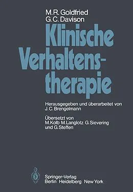 E-Book (pdf) Klinische Verhaltenstherapie von M.R. Goldfried, G.C. Davison