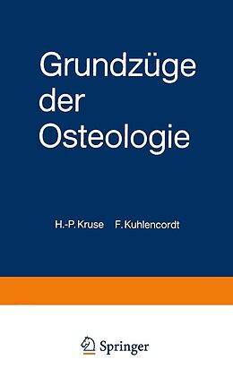 E-Book (pdf) Grundzüge der Osteologie von H.-P. Kruse, F. Kuhlencordt