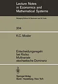 E-Book (pdf) Entscheidungsregeln bei Risiko Multivariate stochastische Dominanz von Karl Mosler