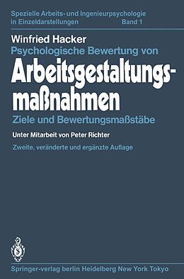 E-Book (pdf) Psychologische Bewertung von Arbeitsgestaltungsmaßnahmen von Winfried Hacker