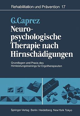 E-Book (pdf) Neuropsychologische Therapie nach Hirnschädigungen von Gaudenz Caprez