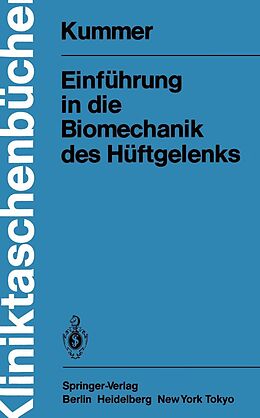 E-Book (pdf) Einführung in die Biomechanik des Hüftgelenks von B. Kummer
