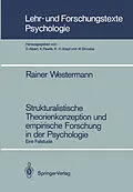 E-Book (pdf) Strukturalistische Theorienkonzeption und empirische Forschung in der Psychologie von Rainer Westermann