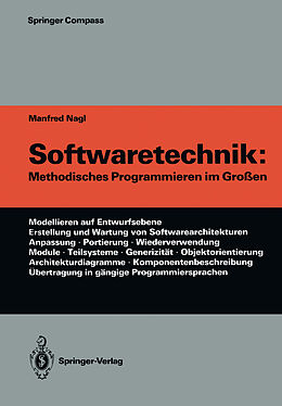 Kartonierter Einband Softwaretechnik von Manfred Nagl