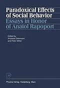 E-Book (pdf) Paradoxical Effects of Social Behavior von 