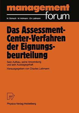 E-Book (pdf) Das Assessment-Center-Verfahren der Eignungsbeurteilung von 