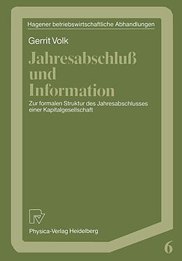 E-Book (pdf) Jahresabschluß und Information von Gerrit Volk
