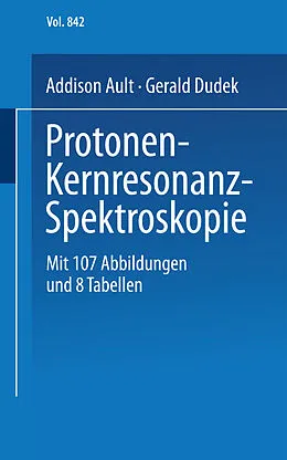 E-Book (pdf) Protonen-Kernresonanz-Spektroskopie von A. Ault, G.O. Dudek