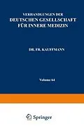 E-Book (pdf) Verhandlungen der Deutschen Gesellschaft für Innere Medizin von Fr. Kauffmann
