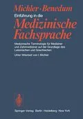 E-Book (pdf) Einführung in die Medizinische Fachsprache von M. Michler, J. Benedum