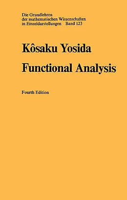 E-Book (pdf) Functional Analysis von Kosaku Yosida