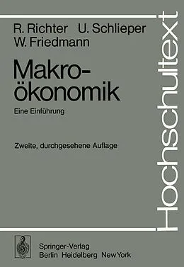 E-Book (pdf) Makroökonomik von R. Richter, U. Schlieper, W. Friedmann