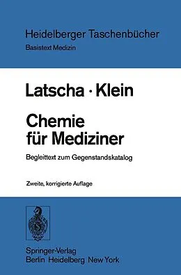 E-Book (pdf) Chemie für Mediziner von H. P. Latscha, H. A. Klein