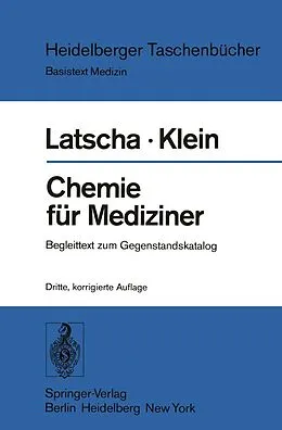E-Book (pdf) Chemie für Mediziner von H. P. Latscha, H. A. Klein