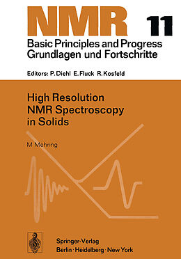eBook (pdf) High Resolution NMR Spectroscopy in Solids de M. Mehring