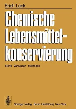E-Book (pdf) Chemische Lebensmittelkonservierung von E. Lück