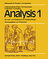 E-Book (pdf) Analysis 1 von A. Blickensdörfer-Ehlers, W.G. Eschmann, H Neunzert