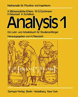 E-Book (pdf) Analysis 1 von A. Blickensdörfer-Ehlers, W.G. Eschmann, H Neunzert