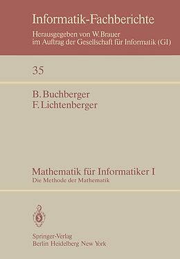 E-Book (pdf) Mathematik für Informatiker I von B. Buchberger, F. Lichtenberger