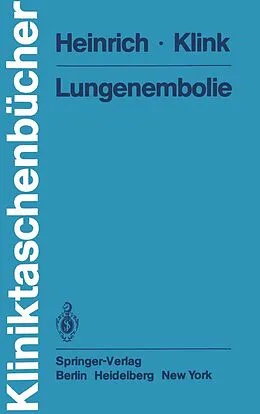 E-Book (pdf) Lungenembolie von F. Heinrich, K. Klink