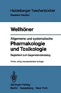 E-Book (pdf) Allgemeine und systematische Pharmakologie und Toxikologie von Hans-Herbert Wellhöner