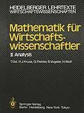 E-Book (pdf) Mathematik für Wirtschaftswissenschaftler von T. Gal, H.-J. Kruse, G. Piehler