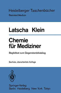 E-Book (pdf) Chemie für Mediziner von H. P. Latscha, H. A. Klein