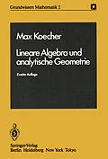 E-Book (pdf) Lineare Algebra und analytische Geometrie von Max Koecher