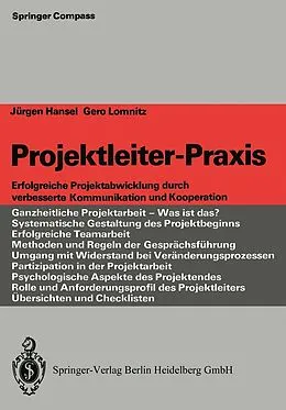 E-Book (pdf) Projektleiter-Praxis von Jürgen Hansel, Gero Lomnitz