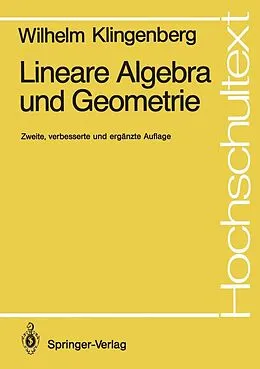 E-Book (pdf) Lineare Algebra und Geometrie von Wilhelm Klingenberg