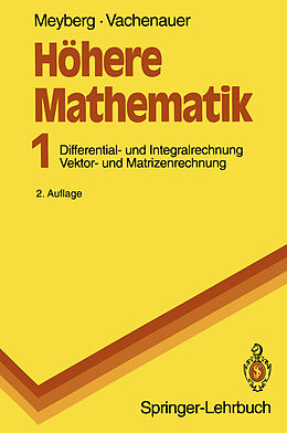 E-Book (pdf) Höhere Mathematik von Kurt Meyberg, Peter Vachenauer