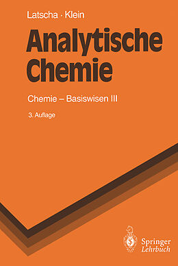 E-Book (pdf) Analytische Chemie von Hans P. Latscha, Helmut A. Klein