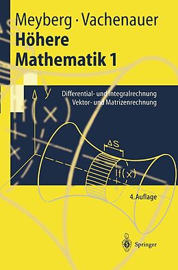 E-Book (pdf) Höhere Mathematik von Kurt Meyberg, Peter Vachenauer
