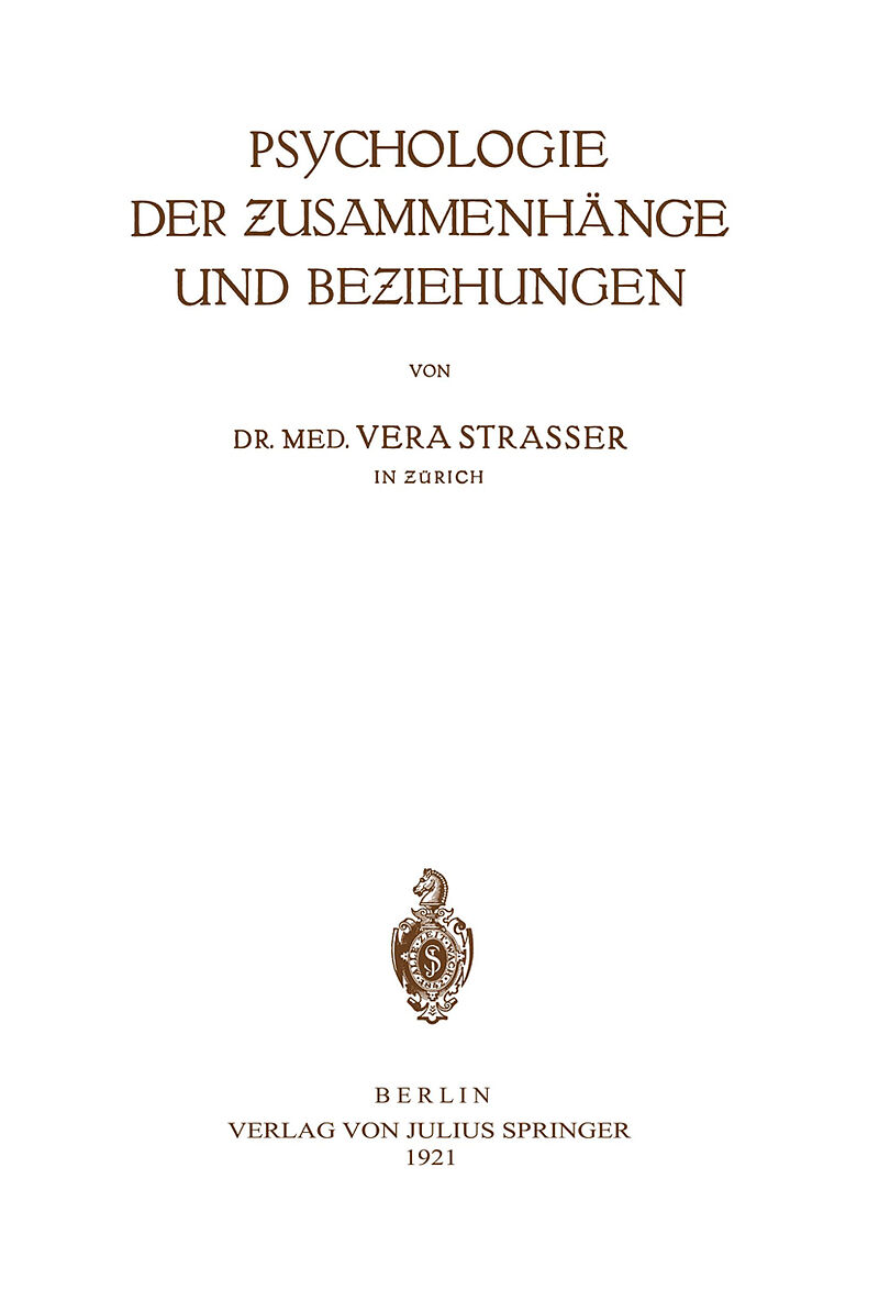 Psychologie der Zusammenhänge und Beziehungen