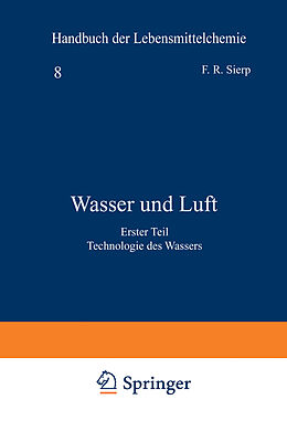 Kartonierter Einband Wasser und Luft von Fr. Sierp, A. Splittgerber, H. Holthöfer