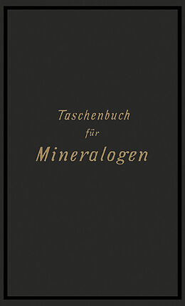 Kartonierter Einband Taschenbuch für Mineralogen von Carl Riemann