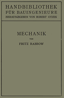 Kartonierter Einband Mechanik von Fritz Rabbow